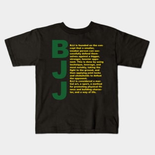 Definition of Brazilian Jiu Jitsu Kids T-Shirt